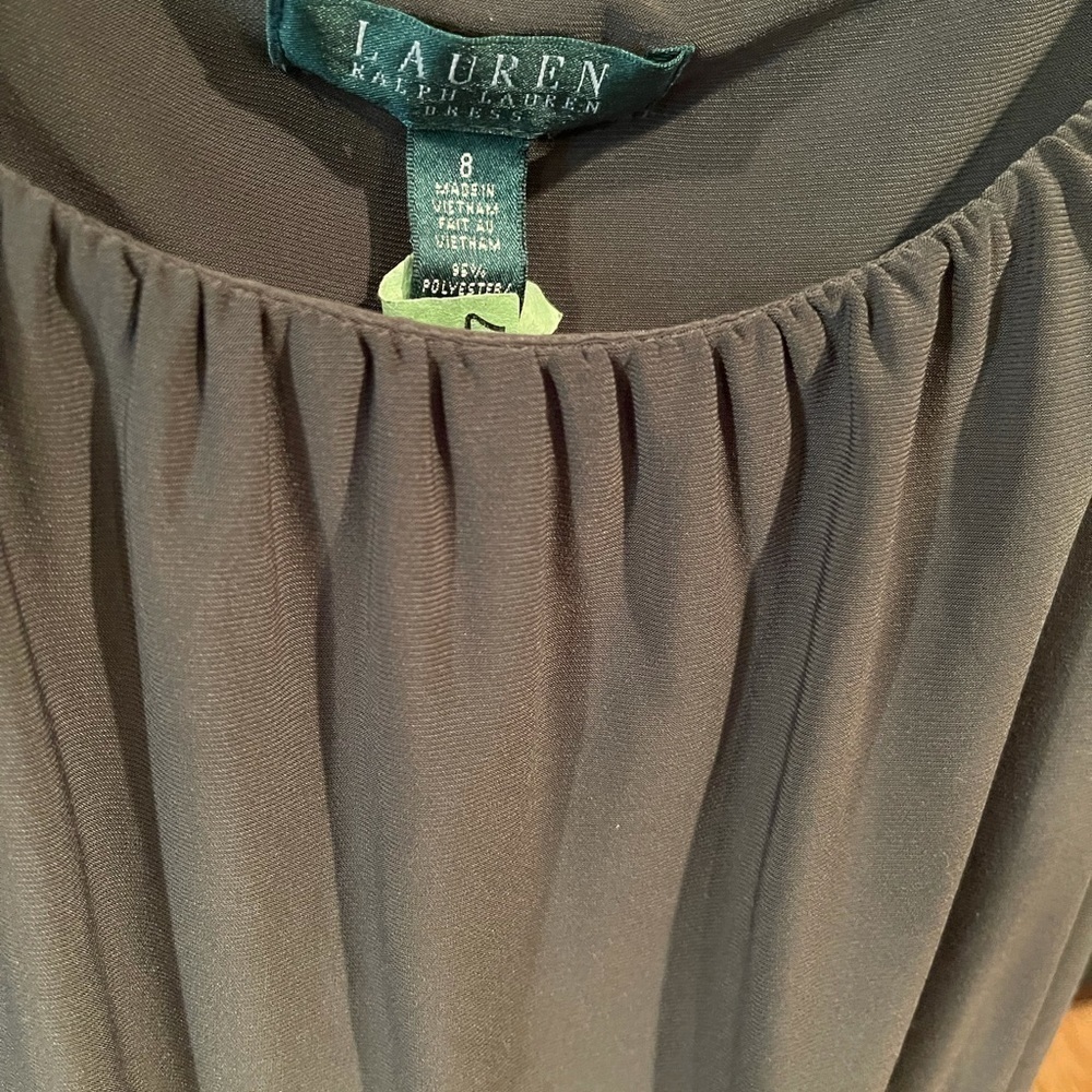 Ralph Lauren Runched sleeveless dress knee length - Picture 9 of 10